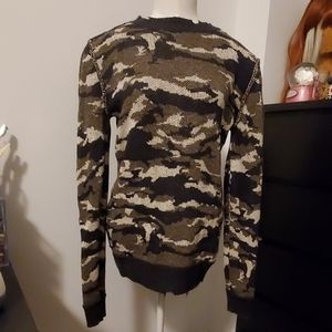 Knit Camo Sweater